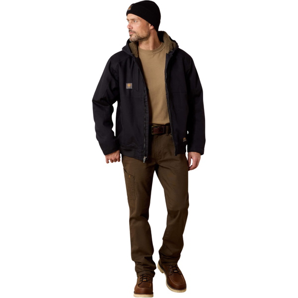 2026 Ariat Herren Rebar Duracanvas Jacke 10023915 - Black
